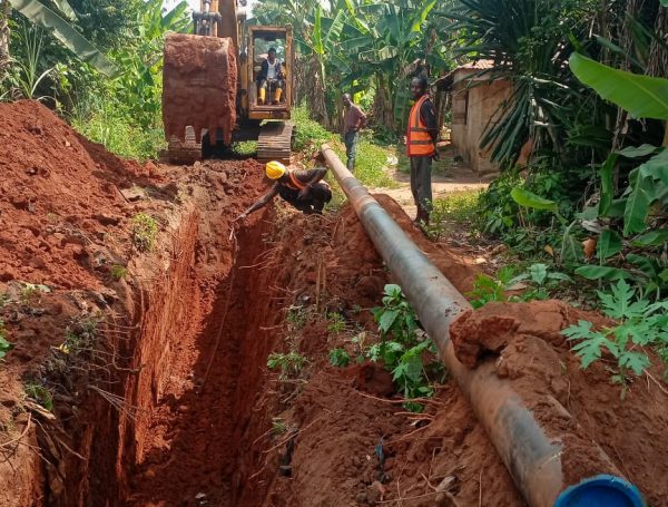 Construction and Installation of the 18″ x 1.5 km