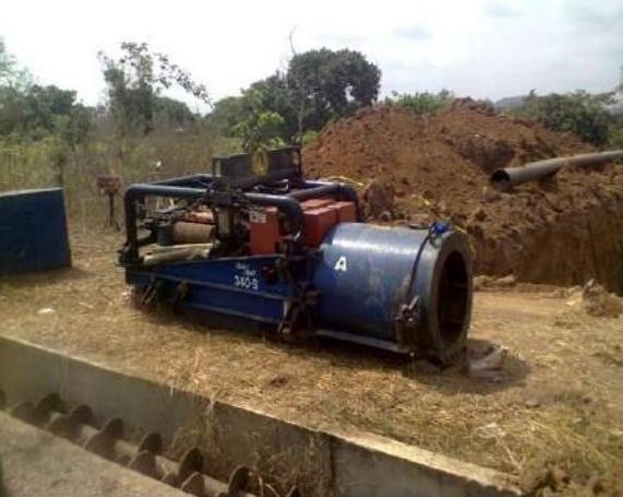 THRUST BORING OF A DUAL 10″ X 24M