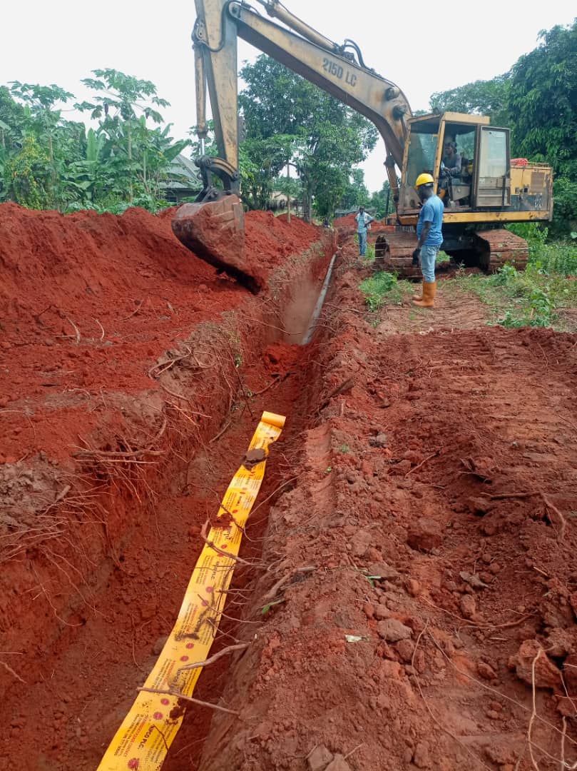 CONSTRUCTION AND INSTALLATION OF THE 18″ X 1.5KM